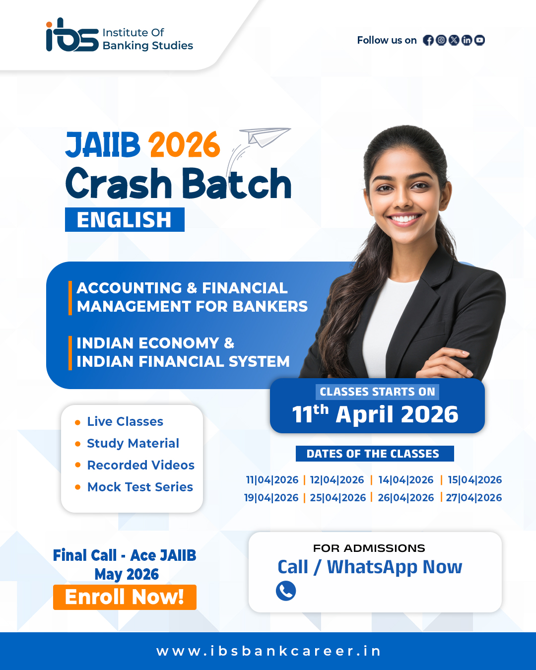 JAIIB 2026 Crash Batch