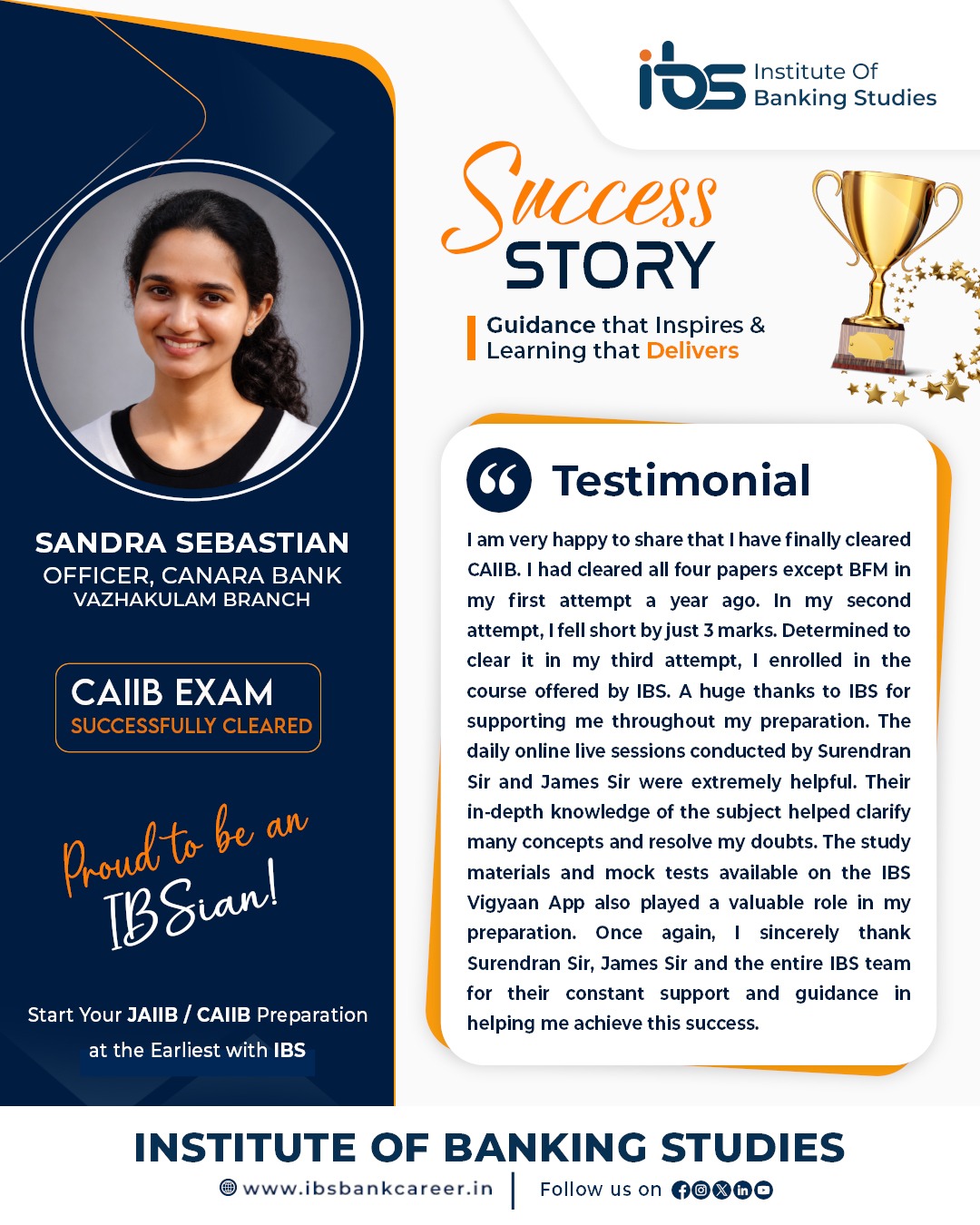 CAIIB Success Story