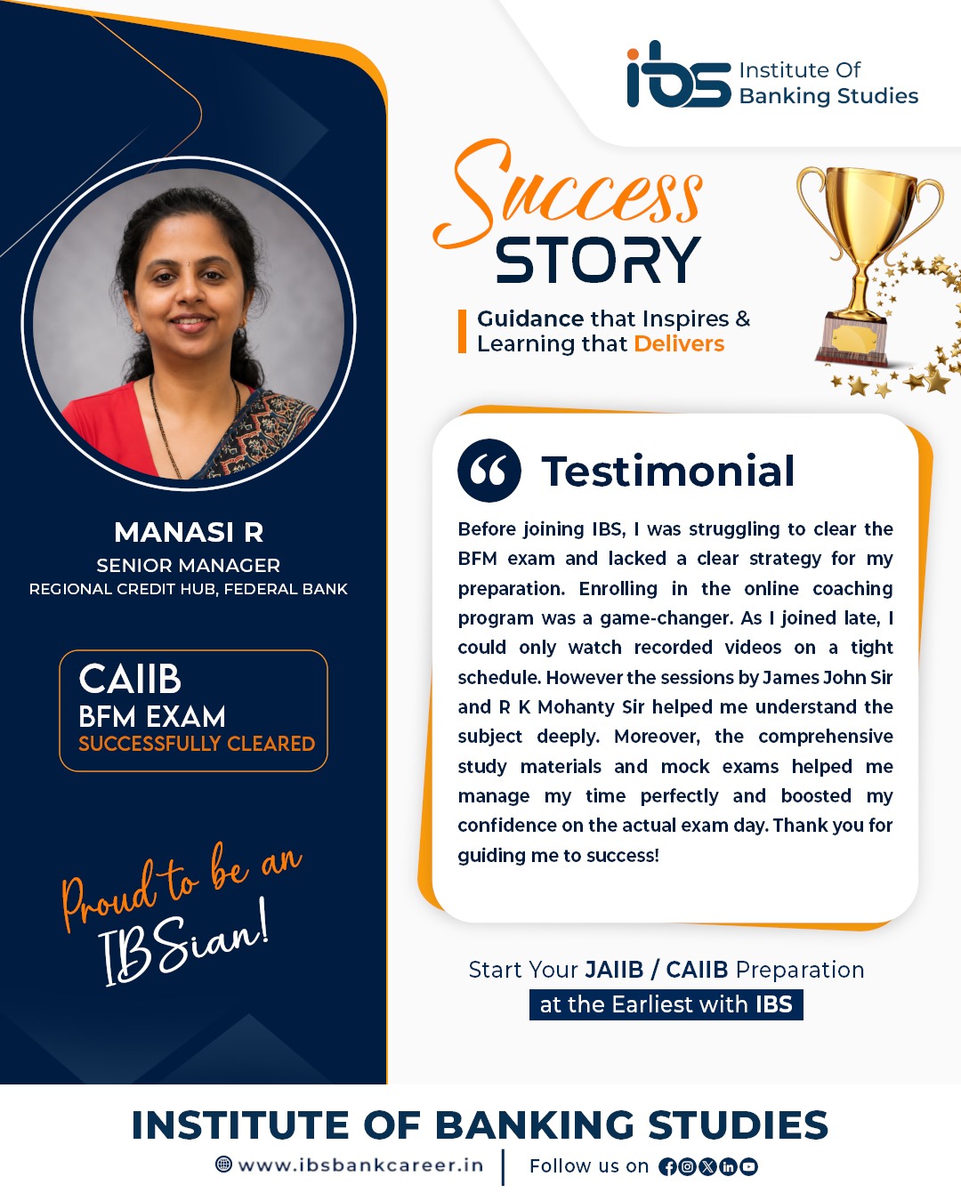 CAIIB Success Story