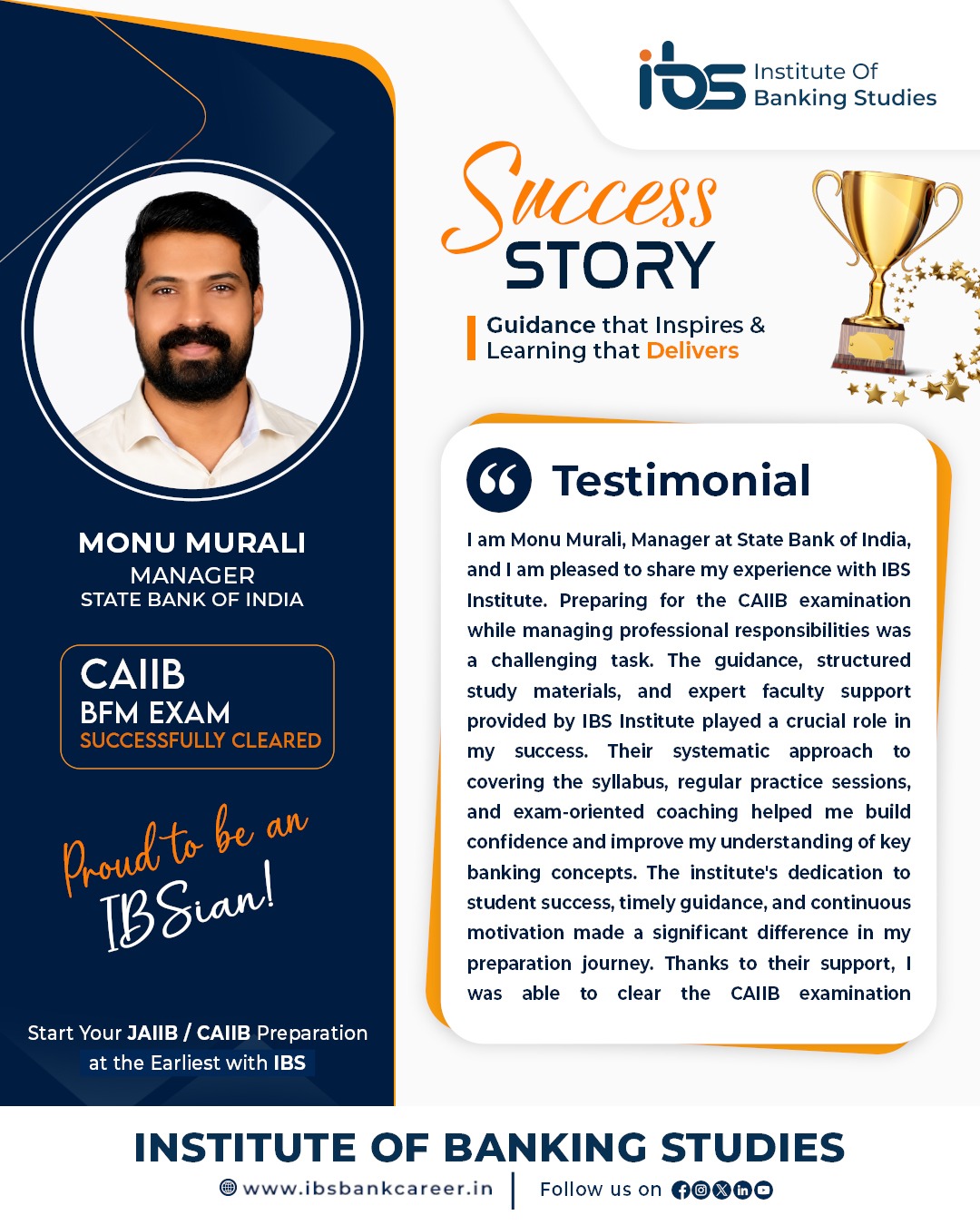 CAIIB Success Story