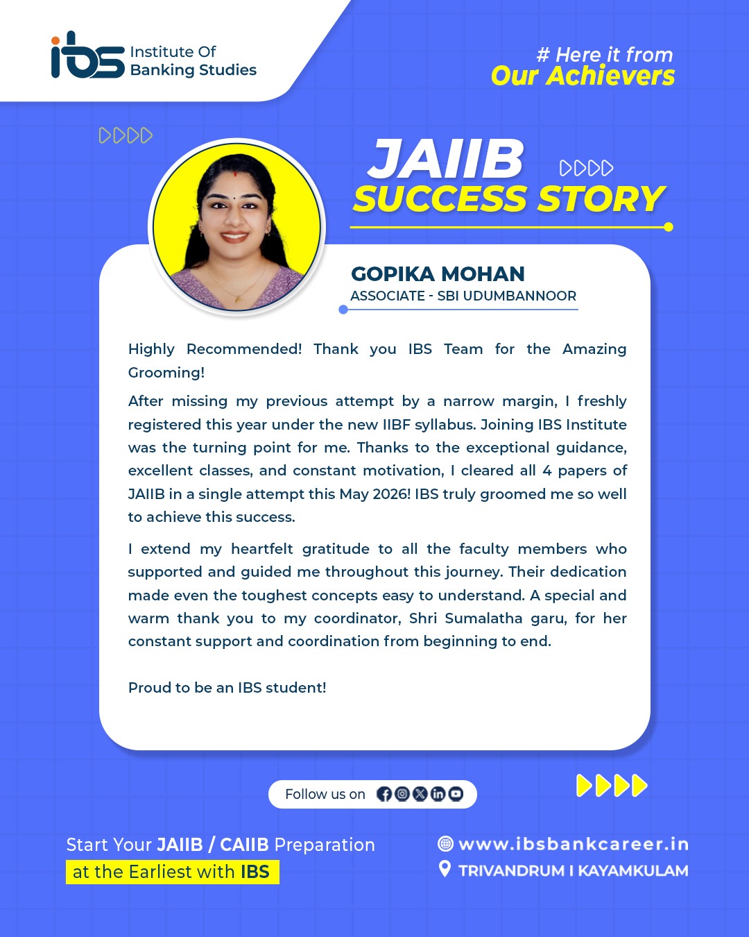 JAIIB Success Story